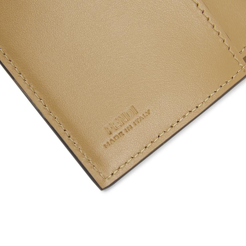 FENDI FF Monogram Leather Women’s Bifold Wallet 8M0480 ALV4 F1UJ9