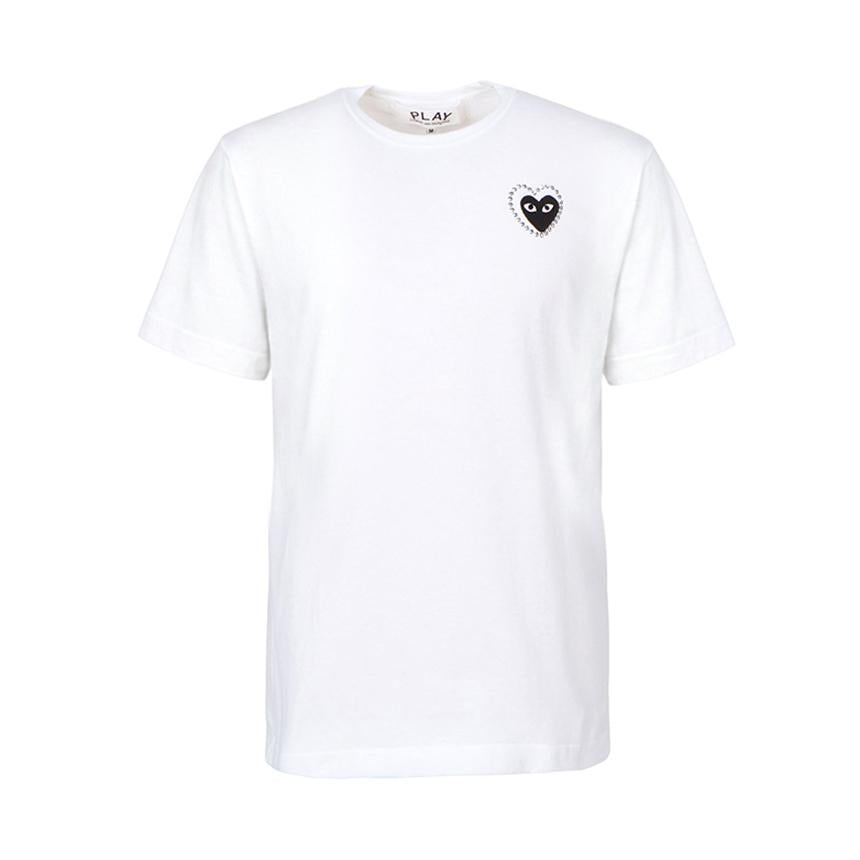 Comme des Garcons Black Patch Metal Stone Unisex Short Sleeve T-Sh AX T802 051 1