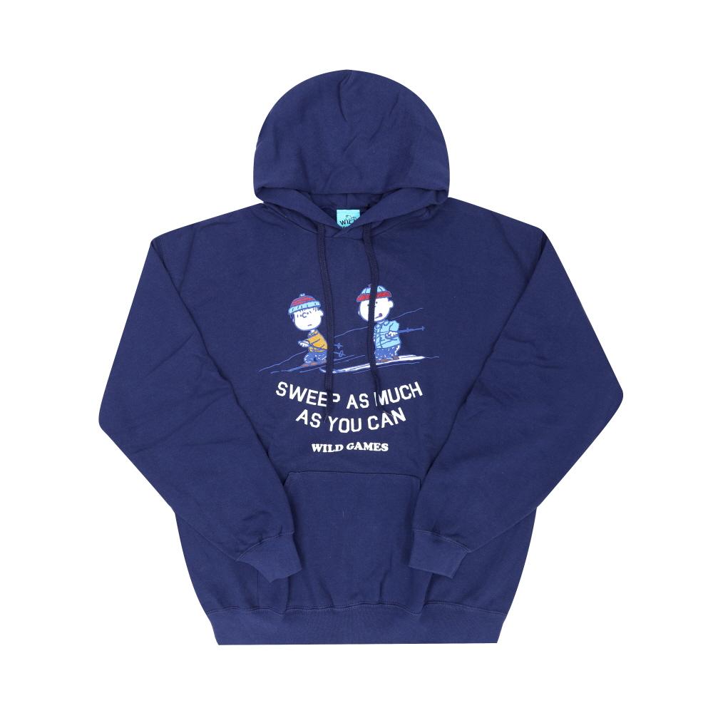 Wild Donkey Vintage Blue FCSWEEP Peanuts Winter Game Men’s Hoodie