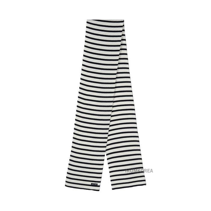Saint James Unisex DUGUAY R Scarf ECUME NAVY