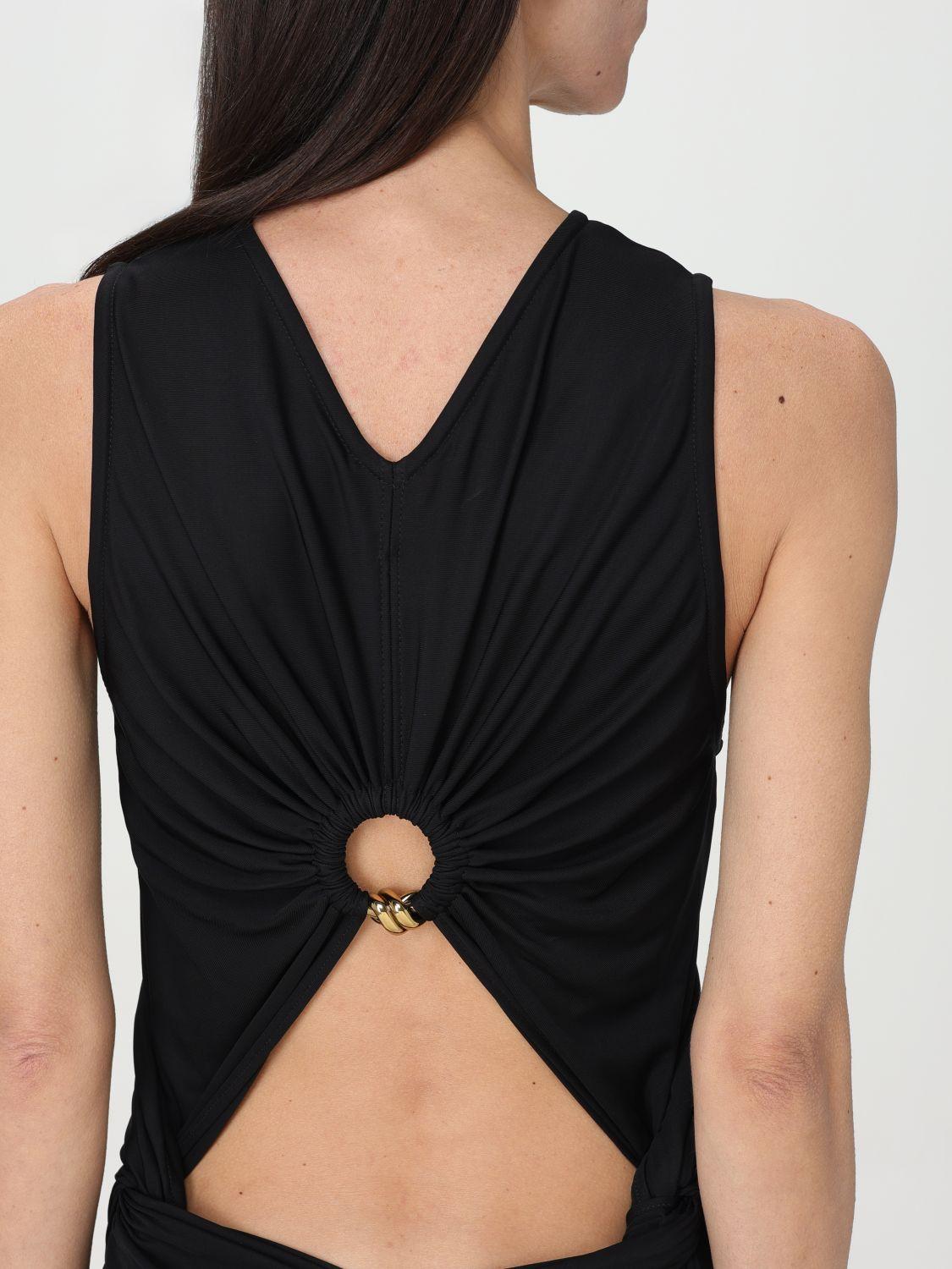 Bottega Veneta Black Sleeveless Midi Dress