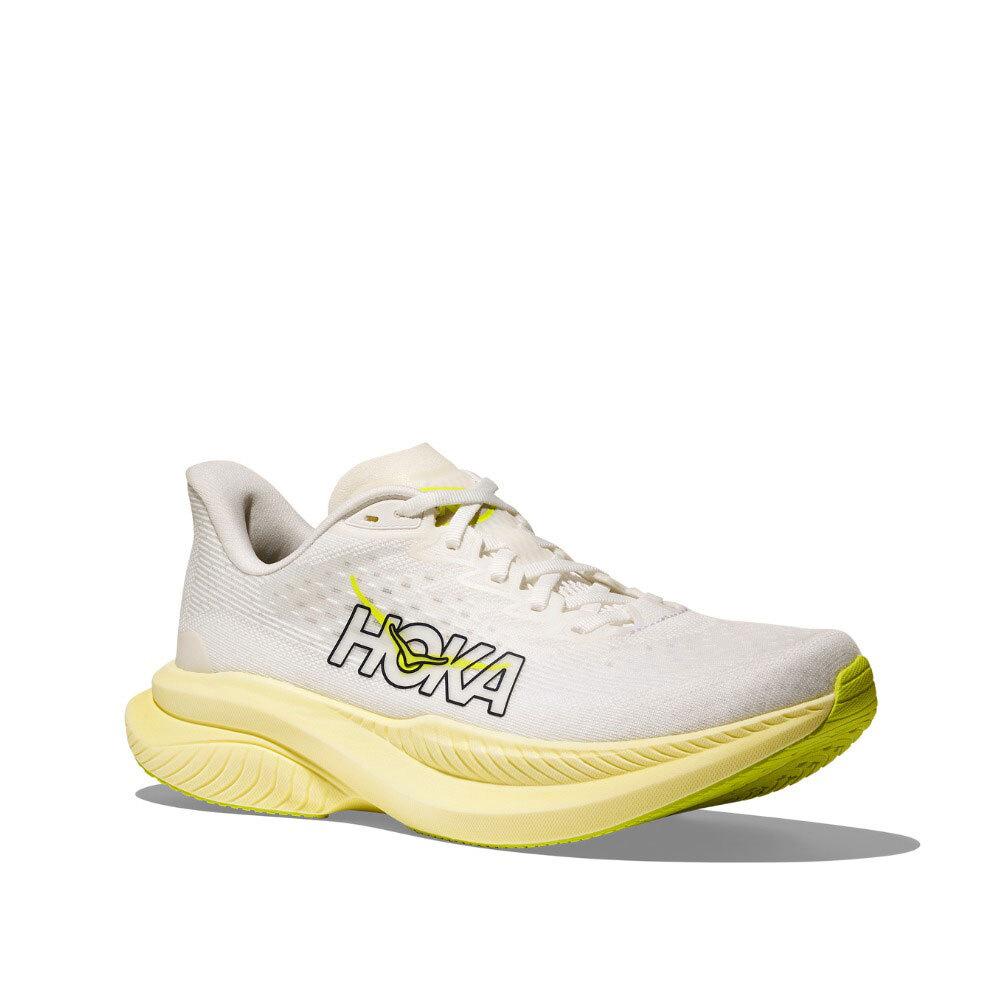 HOKA Women’s Mach 6 Running Shoes Low-Top Sneakers White Navy 1147810 WNH