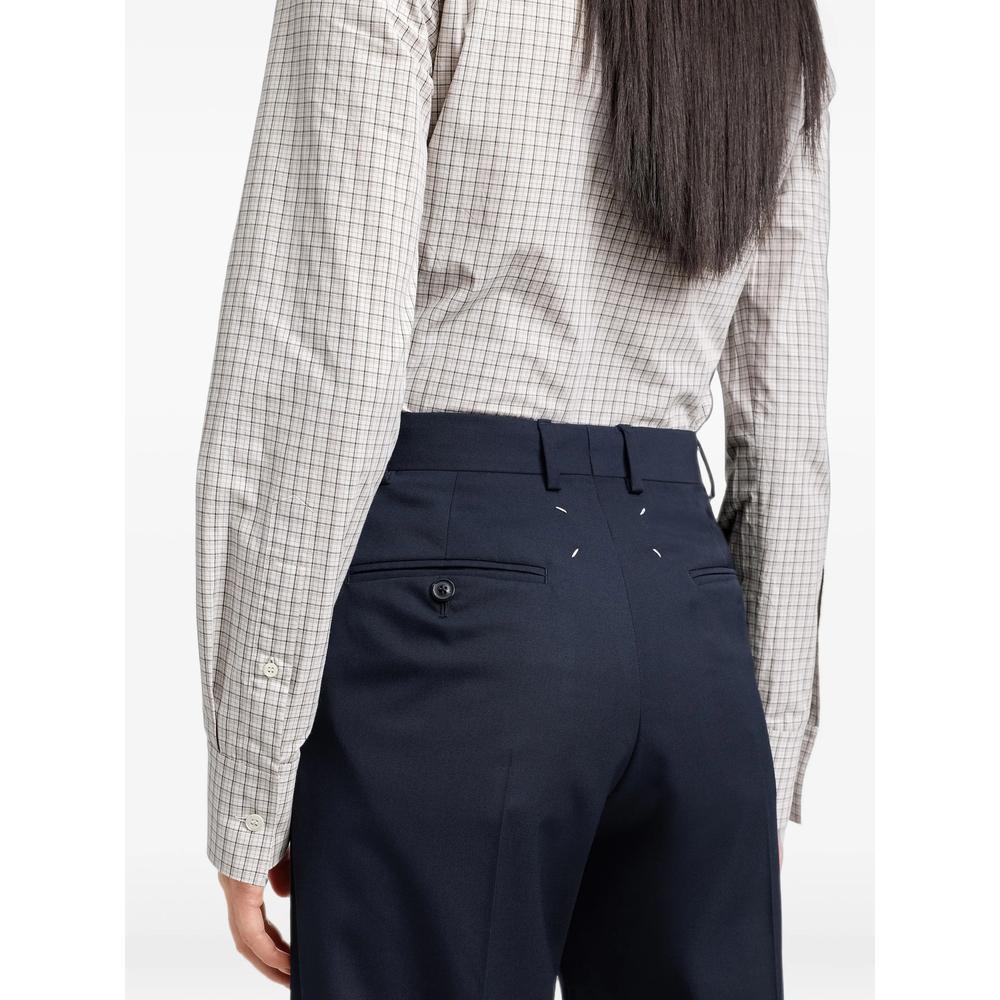 Maison Margiela Black Classic Tailored Pants for Women