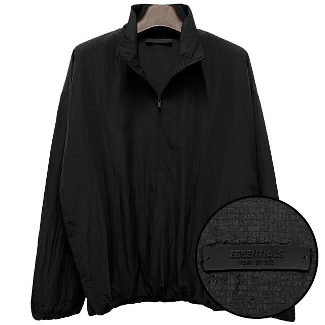 Fear of God Ripstop Half-Zip Anorak Pullover with Essentials Logo 202BT244710F