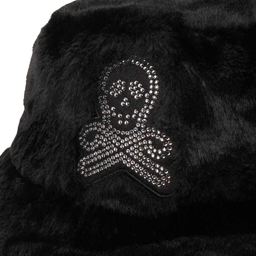 MARK&LONA Faux Fur Bucket Hat Unisex MLF 5C FC16 BLACK