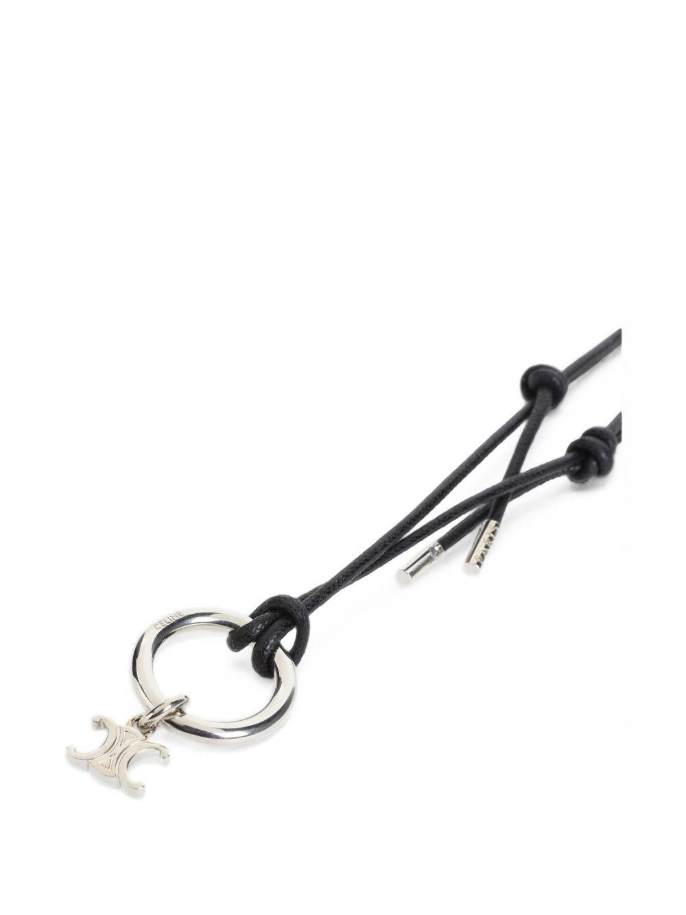 CELINE Silver-Tone Pendant Necklace for Men