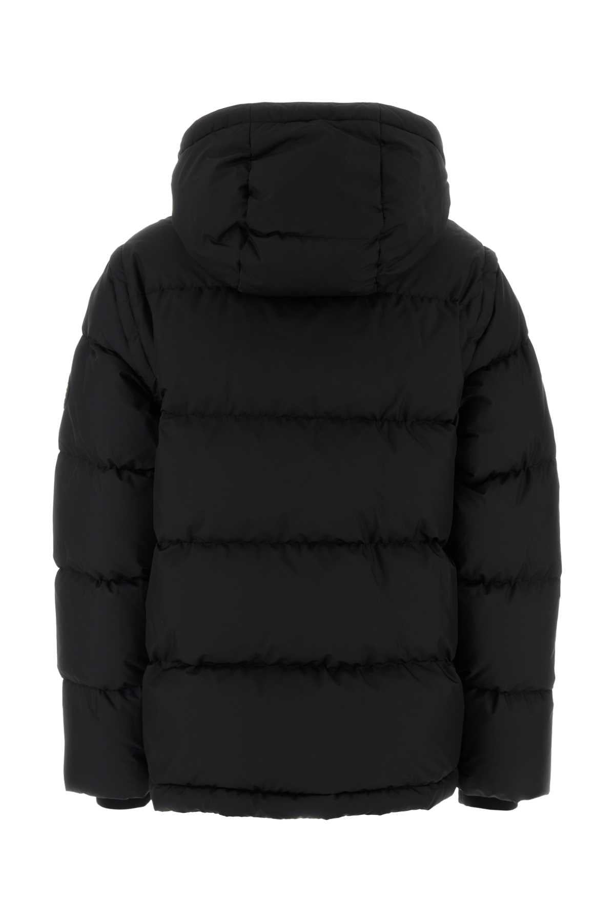 BURBERRY Black Down Puffer Jacket Women