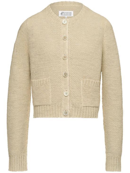 Maison Margiela Black Wool Knit Cardigan S51HP0004 S18200