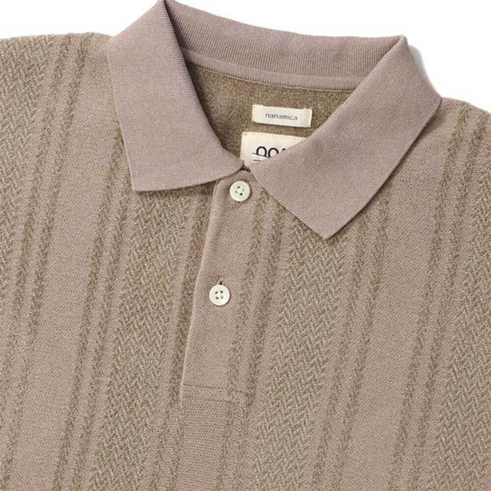 nanamica Polo Sweater Knit BE Men's T-Shirt