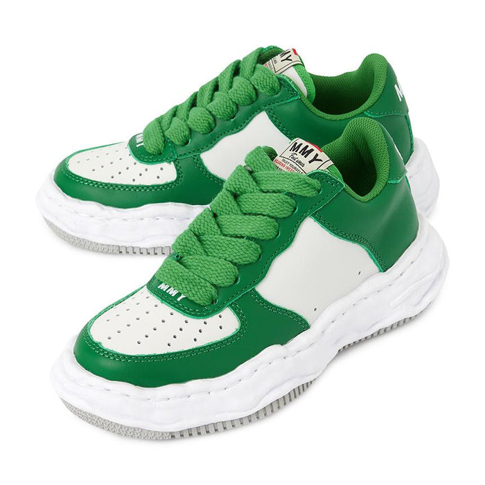 Maison Mihara Yasuhiro Wayne Original Sole Sneakers Green White Unisex
