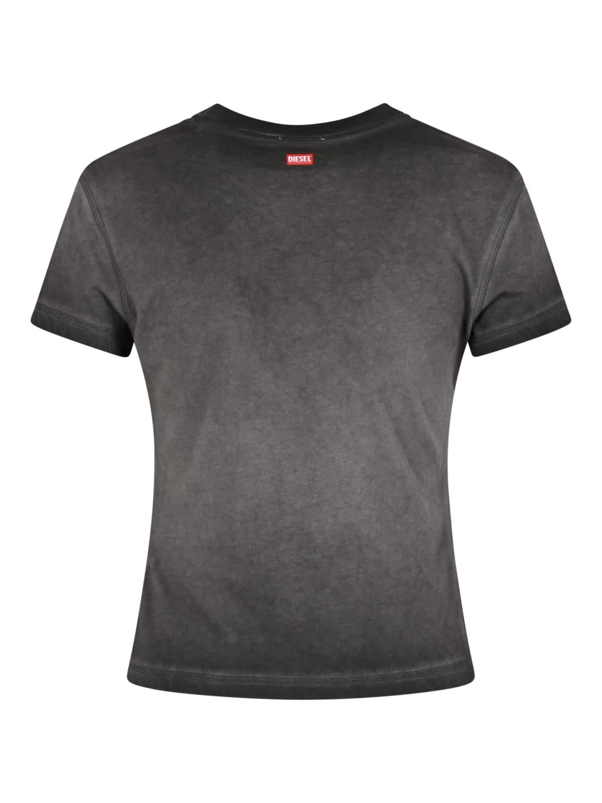 DIESEL Short Sleeve T-Shirt Women’s Black Cotton