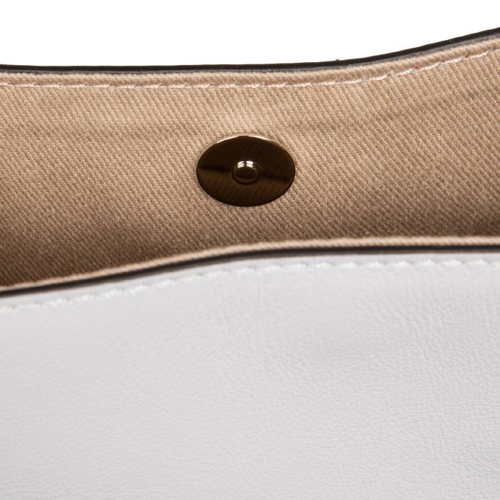 Marni Logo Two-Tone Leather Shoulder Bag