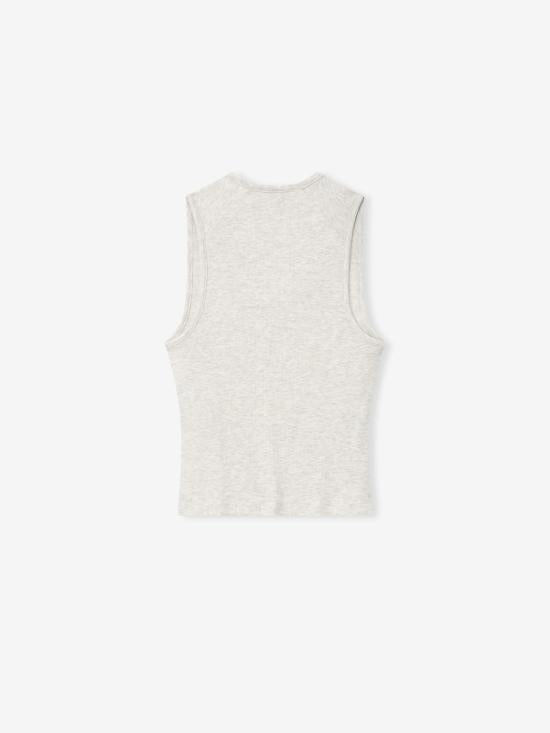 Fear of God Oatmeal Heather Sleeveless T-Shirt