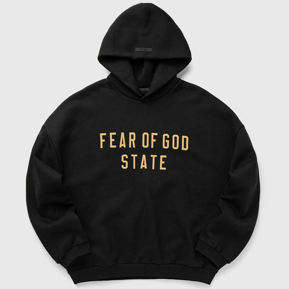 Fear of God Essentials Fleece State Hoodie Black 192BT246250F