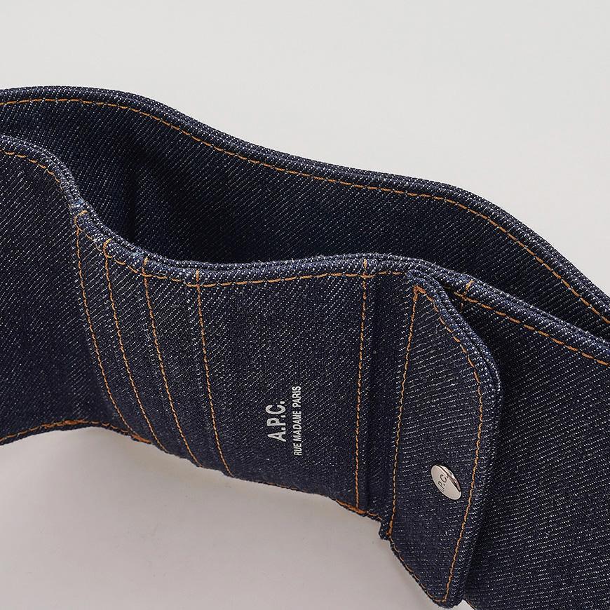 A.P.C. Unisex Denim Standard Bifold Wallet H63650 IAI