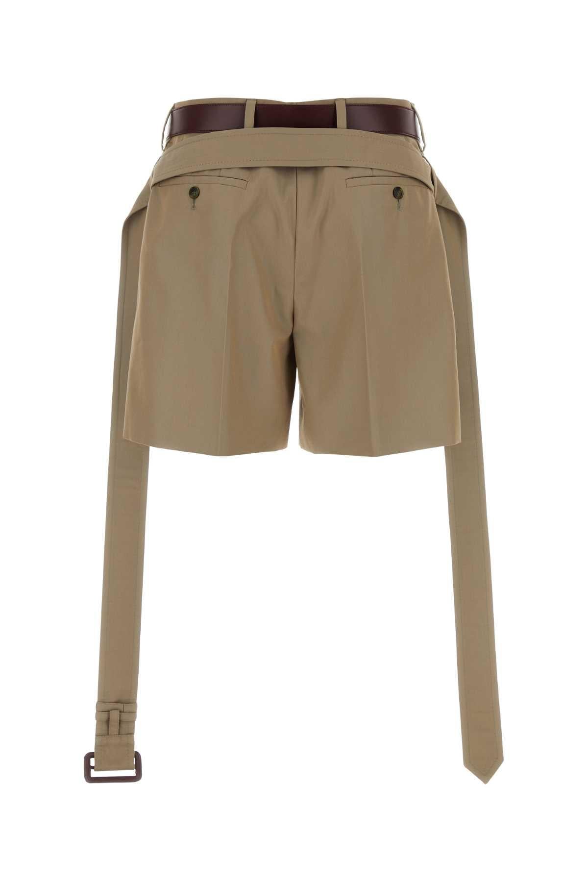 PRADA Black Wool Tailored High-Waisted Short Pants