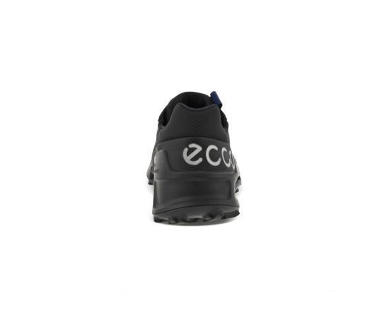 ecco Leather Lace-Up Sneakers for Men 82283451052 BLACK DOM