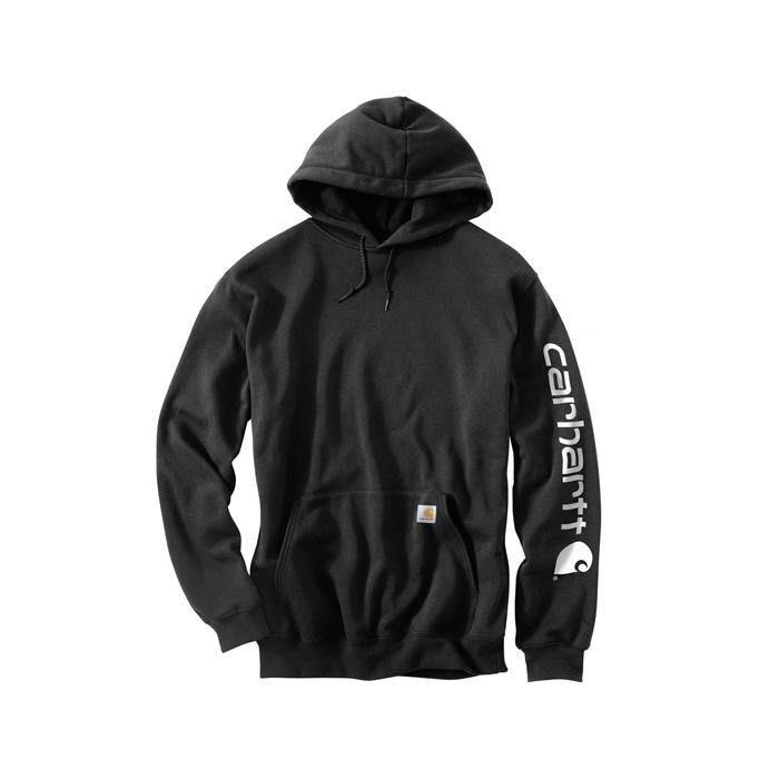 Carhartt Midweight Logo Pullover Hoodie Black Men’s K288 001