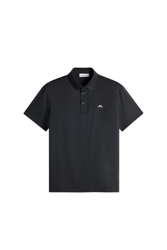 J LINDEBERG Men's Polo Shirt GMJT169879999 BLACK DOM