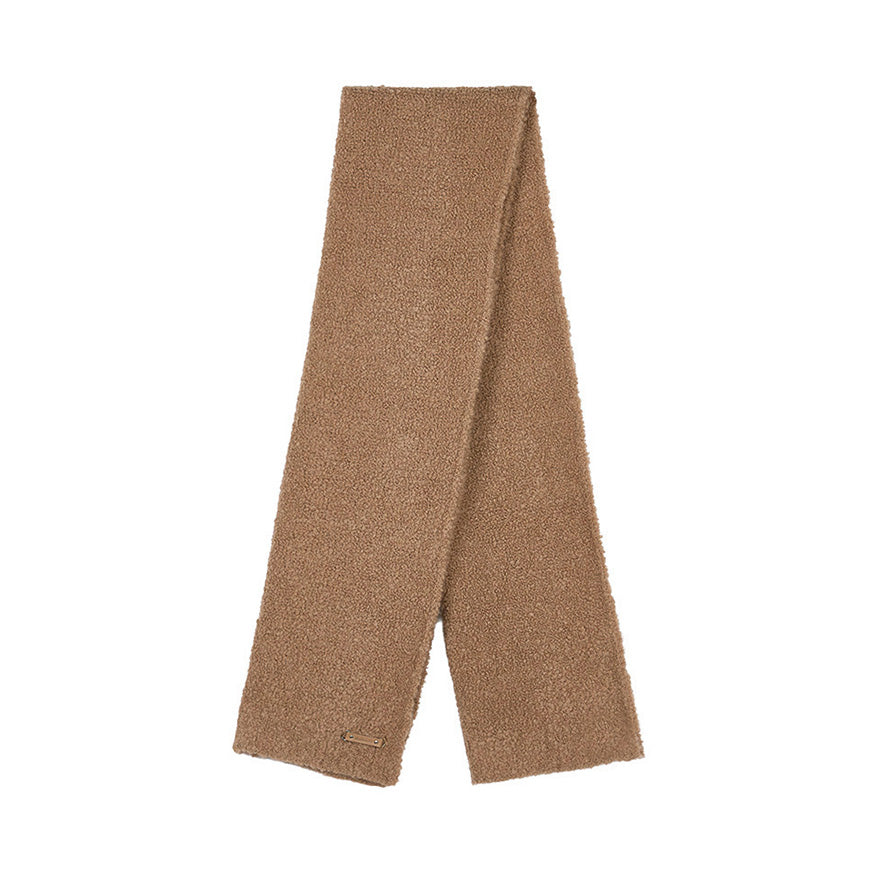 Max Mara Calabra Camel Wool Scarf 001