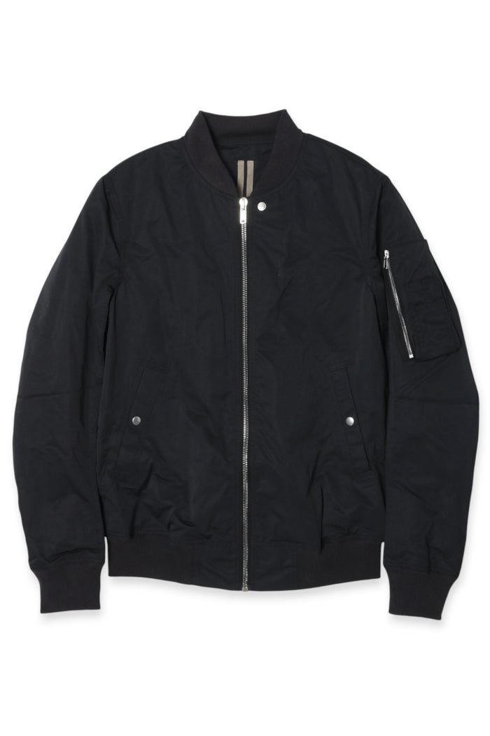 Rick Owens DRKSHDW Classic Flight Jacket Black Bomber Jacket DU01E3774 MU 09