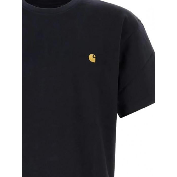 CARHARTT WIP Chase Short Sleeve T-Shirt Black Cotton Men