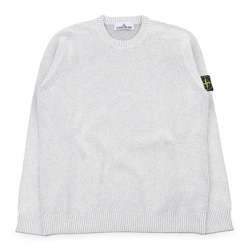 STONE ISLAND Men’s Patch Plating Rib Cotton Bouclé Kni L1S15 5100033 S0N12 V0M61