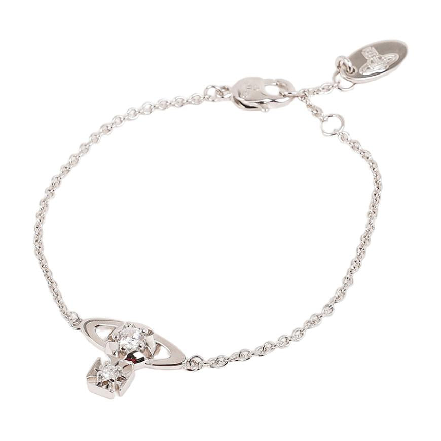Vivienne Westwood Silver-Tone ORB Bracelet for Women 6102024T P102