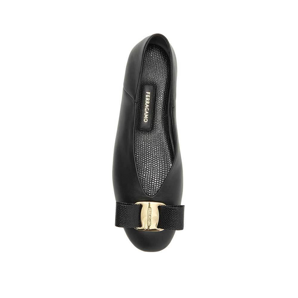 Ferragamo Vara Bow Flat Shoes for Women 01K221 782883