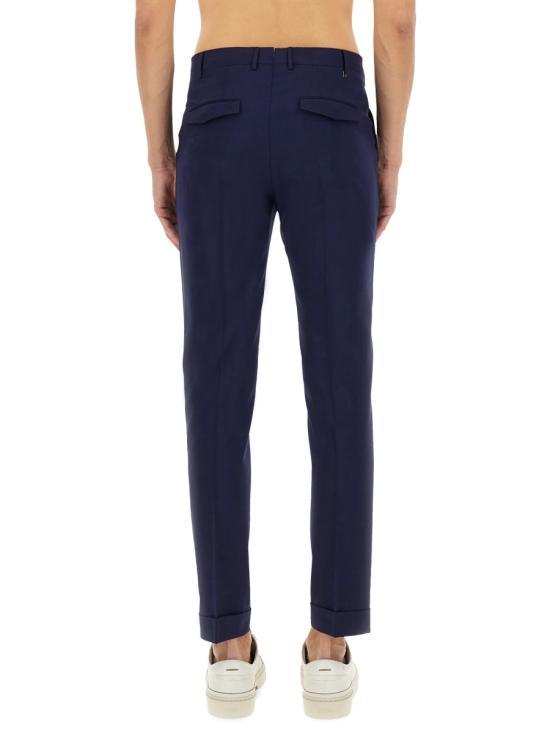 PT TORINO Blue Straight Classic Pants for Men COAFMAZ00 CL1TO770350