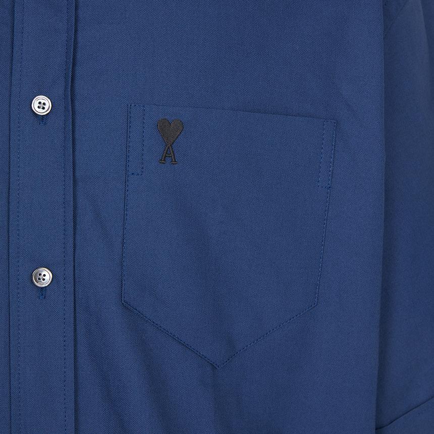 AMI Men’s Short-Sleeve Shirt HSH823 CO0210 A021
