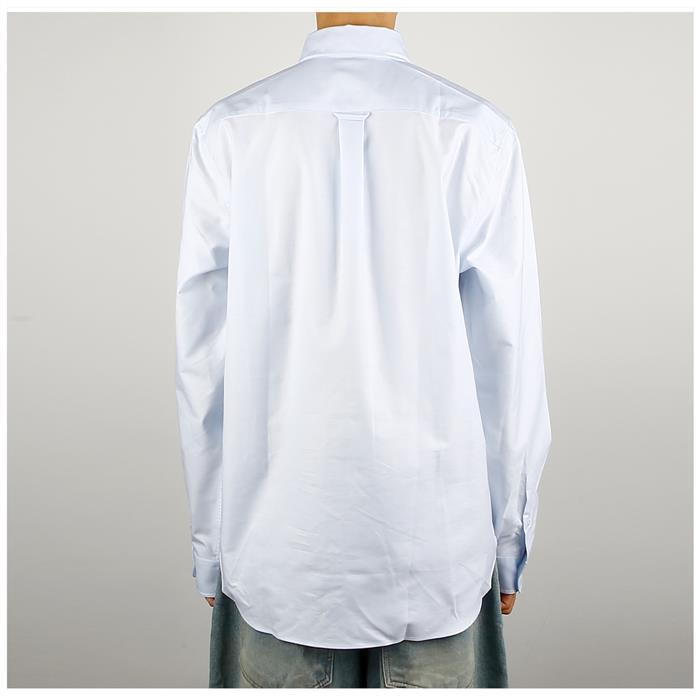 Maison Kitsune Mini Fox Head Classic BD Long Sleeve Shirt MM00413WC2010 P410
