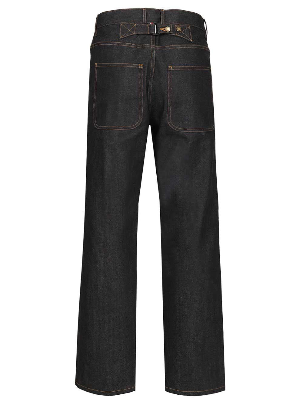 THOM BROWNE Indigo Cotton Denim Jeans