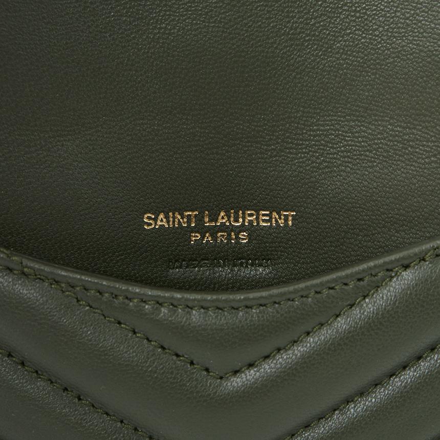 Saint Laurent Cassandra Fragment Women’s Leather Card Holder 612808 AAA44 3189