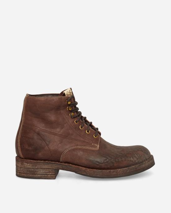 Visvim Dark Brown Leather Boots 0125202002008 DKBROWN DOM