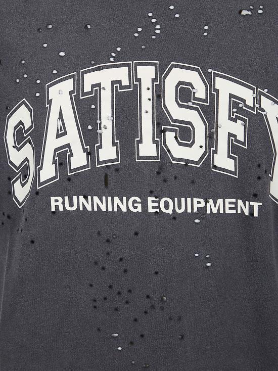 SATISFY Aged Black MothTech Short Sleeve T-Shirt Men’s 1100600 A04