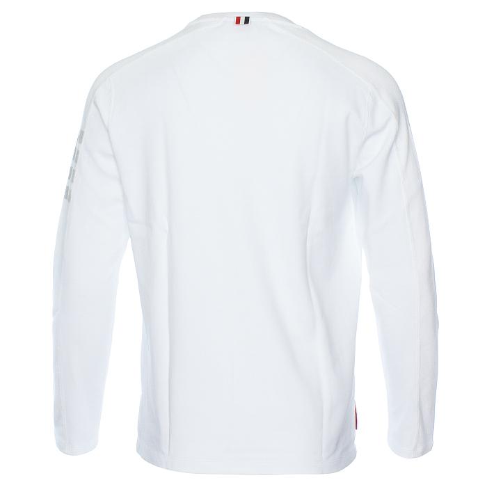 THOM BROWNE Milano Cotton Diagonal Stripe Long Sleeve T-Shirt
