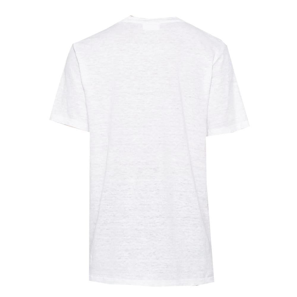 Isabel Marant KARMAN Linen T-Shirt White Men’s Top