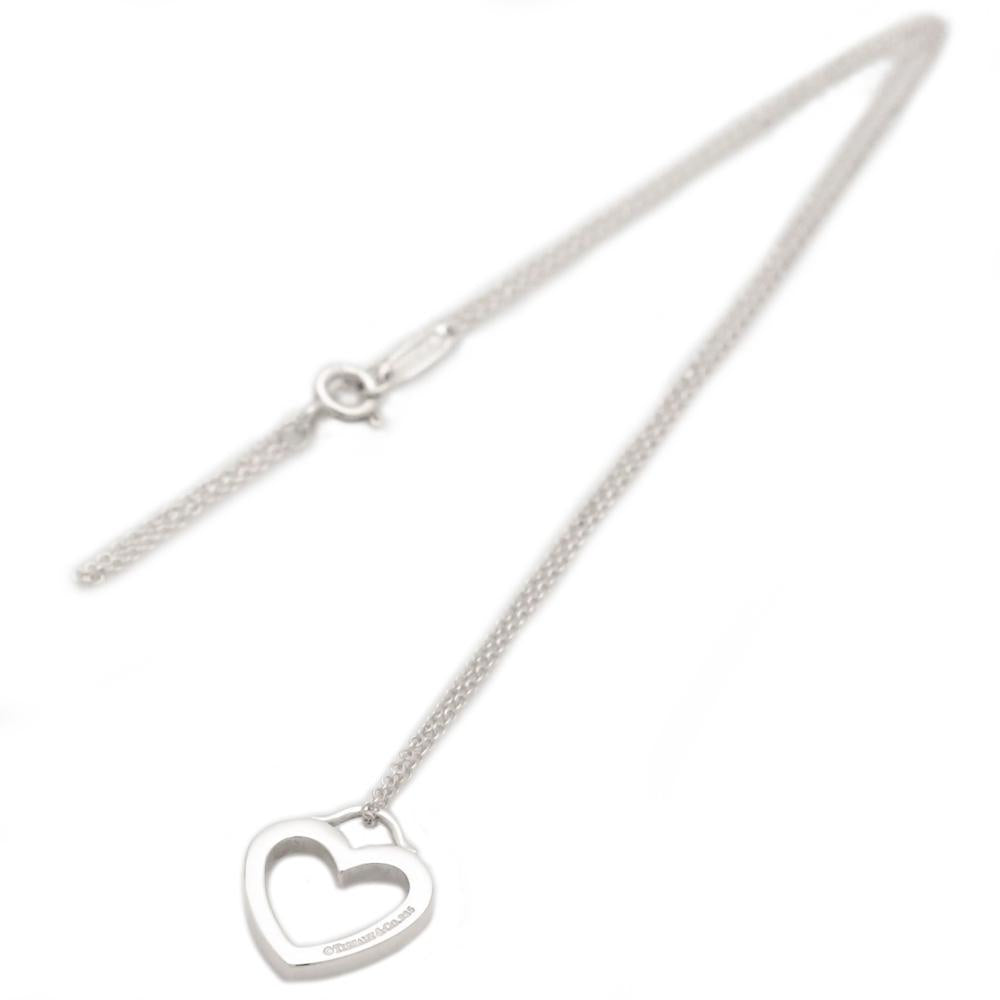 Tiffany & Co 925 Sterling Silver Sentimental Heart Necklace