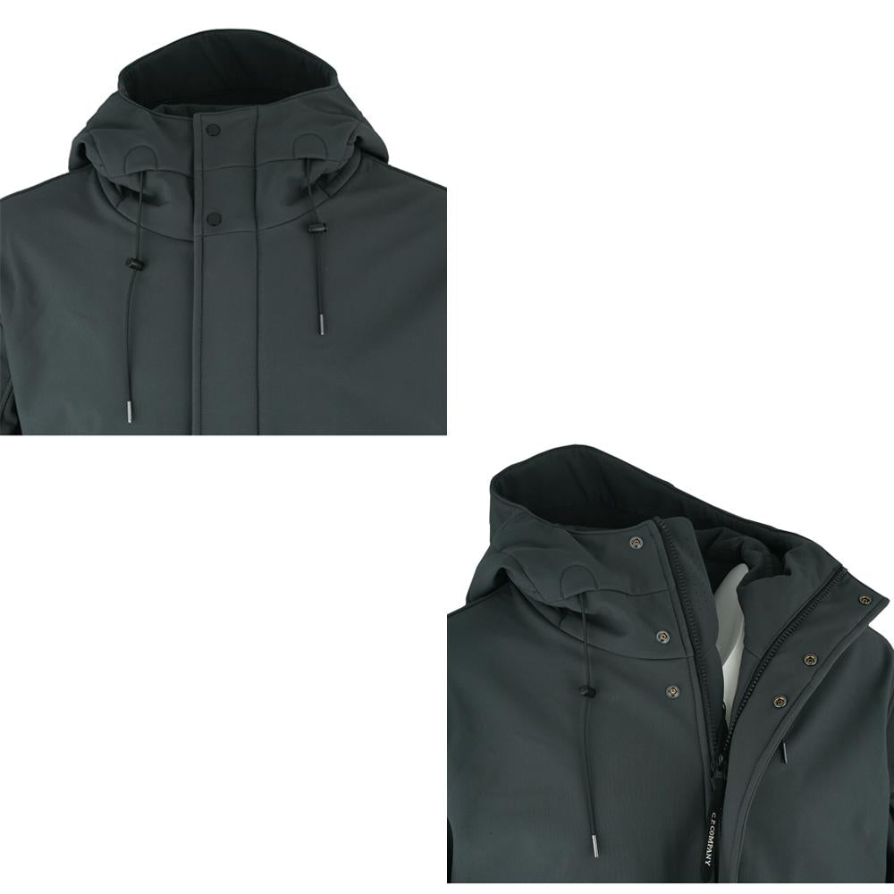 CP Company Shell Fleece Lined Long Coat 17CMOW008A 006097A 995