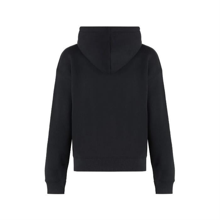 Maison Kitsune Women Bold Fox Head Fleece Hoodie Black