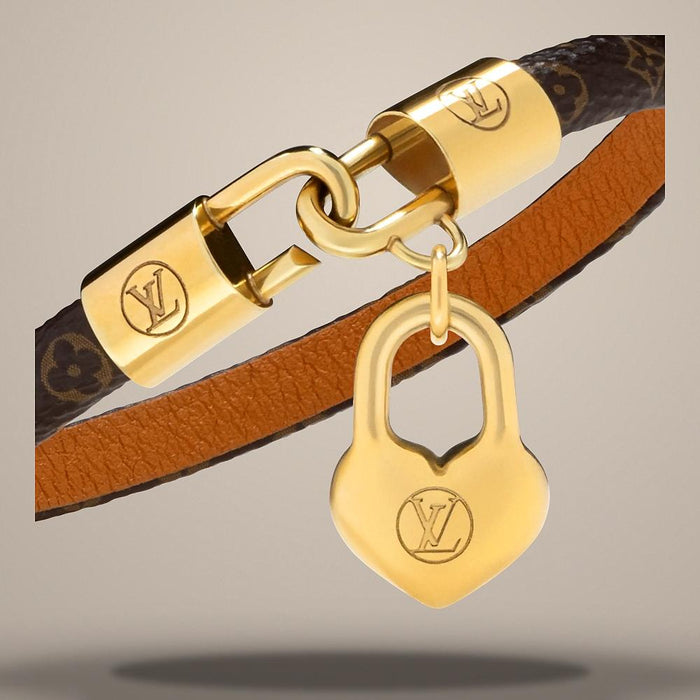 Louis Vuitton Crazy In Lock 19cm Charm Bracelet M4141