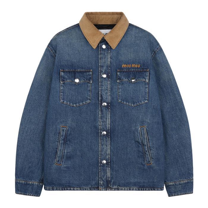 Miu Miu Denim Down Jacket GWB234 1575 F0008