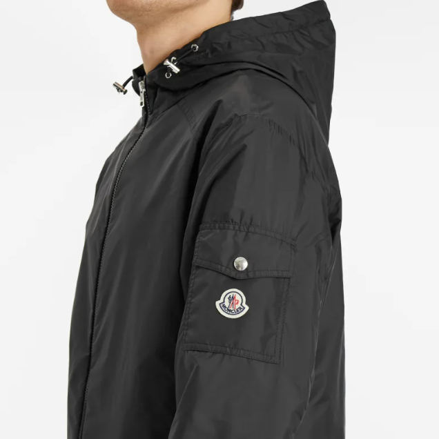 Moncler Etiache Black Rain Jacket for Men K1 091 1A00196 5968E