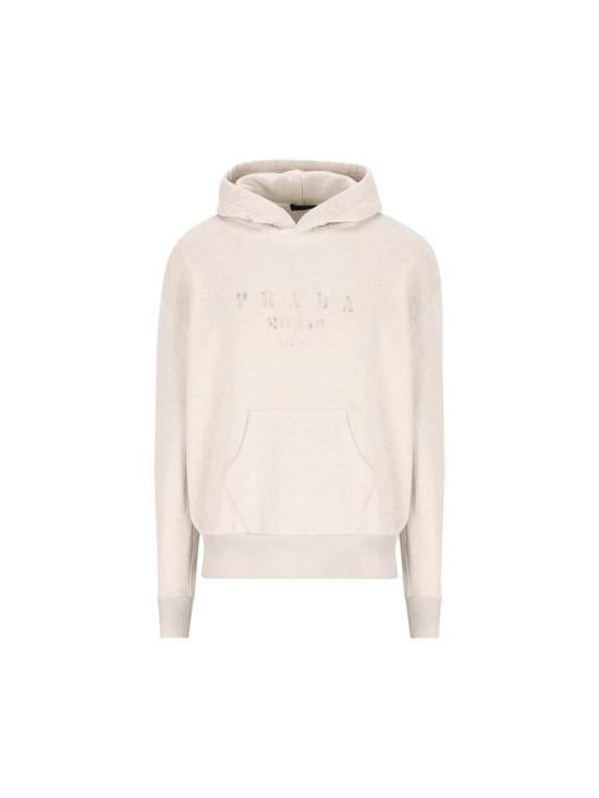 PRADA Cotton Fleece Hoodie for Men UJL38C 17IP F0018