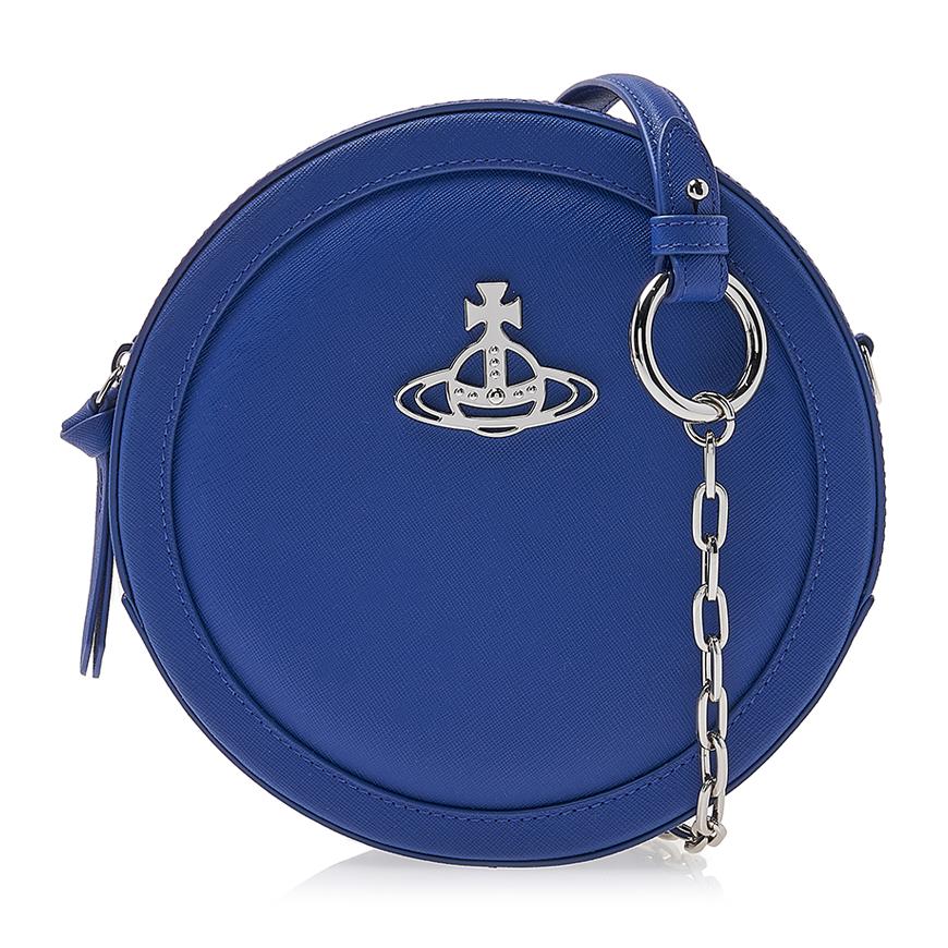 Vivienne Westwood Ruby Round Crossbody Bag Black Leather Women’s