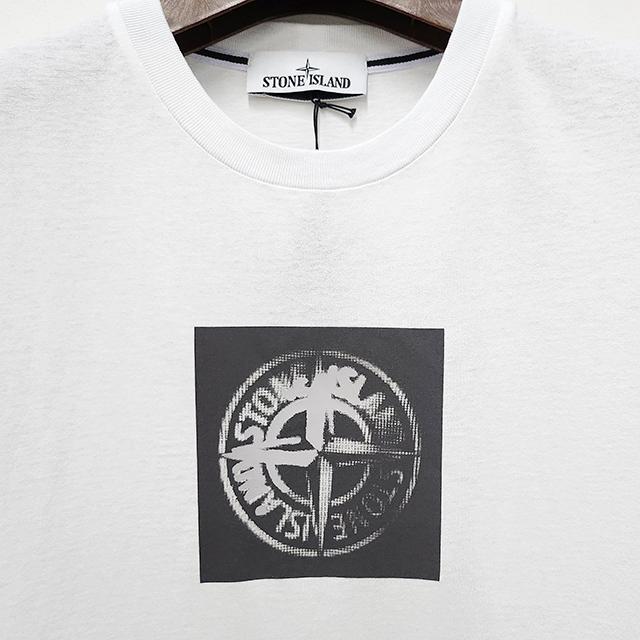 STONE ISLAND Institutional Logo Short Sleeve T-Shirt White Unisex