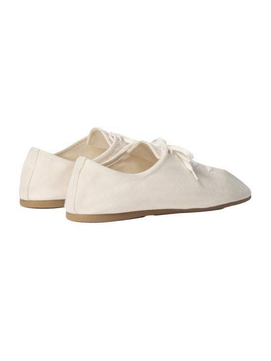 Lemaire Low-Top Leather Sneakers for Men FO0286 LF1610 048 LIGHT CREAM DOM