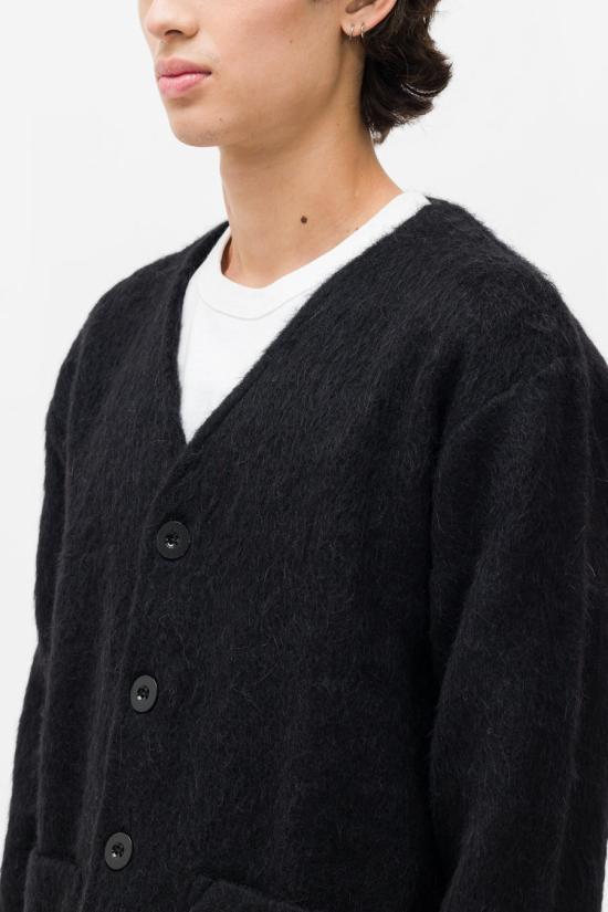 OUR LEGACY Mohair Black Cardigan M4206 C B