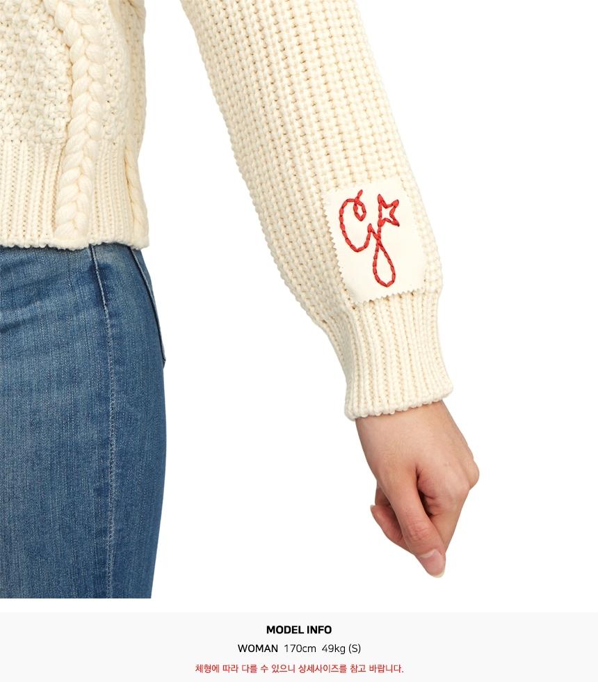 GOLDEN GOOSE Women’s Crewneck Knit Sweater White